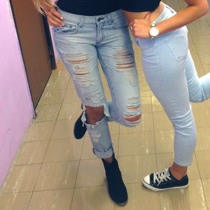 Carmar pin stripe jeans